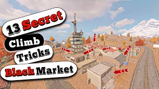 13 Secret Climb In Black Market | Codm br tips | Call Of Duty Mobile | Tips and Tricks