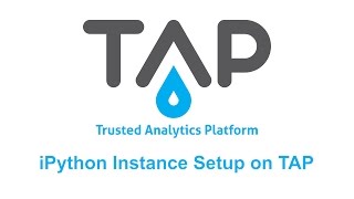 iPython Instance Setup on TAP
