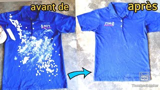 comment enlever les taches de peinture sur les vêtements