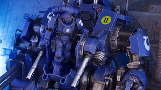 Joy Toy 1:18 Warhammer 40K Space Marines Invictor Tactical Warsuit Mech Review