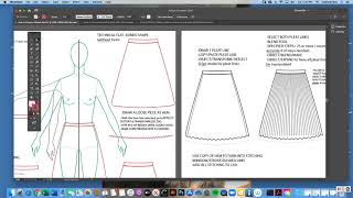 Video: How to create a Pleated Skirt in Adobe Illustrator