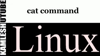 Linux Command (Part 6_C) - cat command