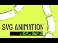 GSAP SVG Animating Stroked Dashes #animation #tutorial