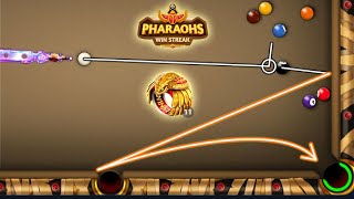 8 Ball Pool - PHARAOHS WIN STREAK 11 Rings & Cue Level 8 - GamingWithK