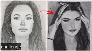 چاڵنجی وێنەکێشان وێنە کۆن و نوێیەکان challenge old \u0026 new drawing تحدي الرسم القديم والتعادل الجديد