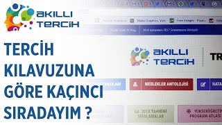 Tercih Kılavuzuna Göre Kaçıncı Sıradayım? (Celil Vardar)