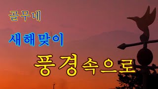 전원생활14년 골무네 새해맞이 그 풍경속으로.