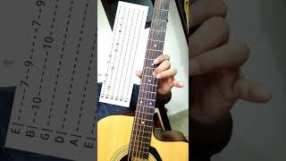 Ashiqui Theme On Guitar | ashiqui 2 | arijit singh songs #shorts #guitar #shortsvideo #tabs #songs