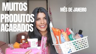 PRODUTOS ACABADOS DE JANEIRO - #acabados #autocuidado #cuidado