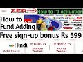 Zed pay#how to Fund wallet Adding#how to id top-up activation#Zed pay for Day 1 lakhs income#hindi