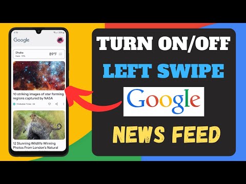 How to Turn Off Google News Feed Widget Screen on Any Android | Disable Swipe Left