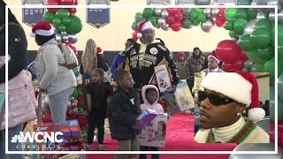 Rapper DaBaby spreads joy, gifts with north Charlotte holiday event