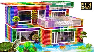 DIY - Build Amazing 3-Floor Waterfall Aquarium From Magnetic Balls (Satisfying ASMR) | MW Series