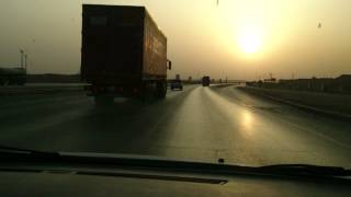 Aramex truck running over speed limit - DANGER