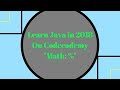 Learn Java in 2018, Math 1.2 Modulo , Learn Java on Codecademy