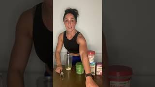 Arielle Hope and her BareOrganics Smoothie