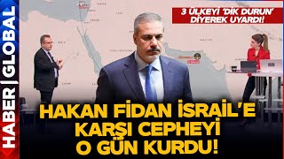 Hakan Fidan İsrail'e Karşı Cepheyi Böyle Kurdu! Savaştan 3 Gün Önce Mısır'a Sina Uyarısı