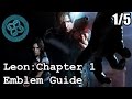 Serpent Emblem Locations 1/5 [Leon Chapter 1] Resident Evil 6 - Mega Gamecast