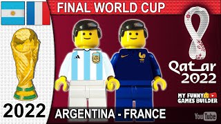 World Cup Final 2022 • Argentina vs France 4-2 (3-3) • Qatar 2022 All Goals Highlights Lego Football