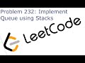 Leetcode Short [Rust | Vim] - Problem 232: Implement Queue using Stacks