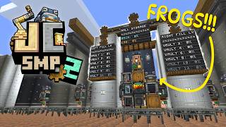 Just Create SMP S2 EP11 The Ultimate Create Mod Storage System with Frogports