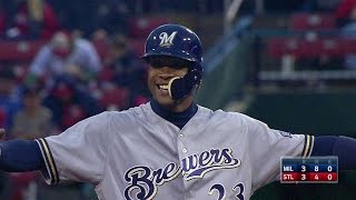 MIL@STL: Broxton plates Shaw with an RBI double