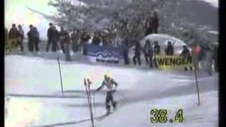 Rok Petrovič wins slalom (Wengen 1986)