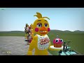 ALL FREDDYS VS ALL BONNIES VS ALL CHICAS VS ALL FOXYS ALL FNAFs 1-9 SECURITY BREACH In Garry's Mod!!