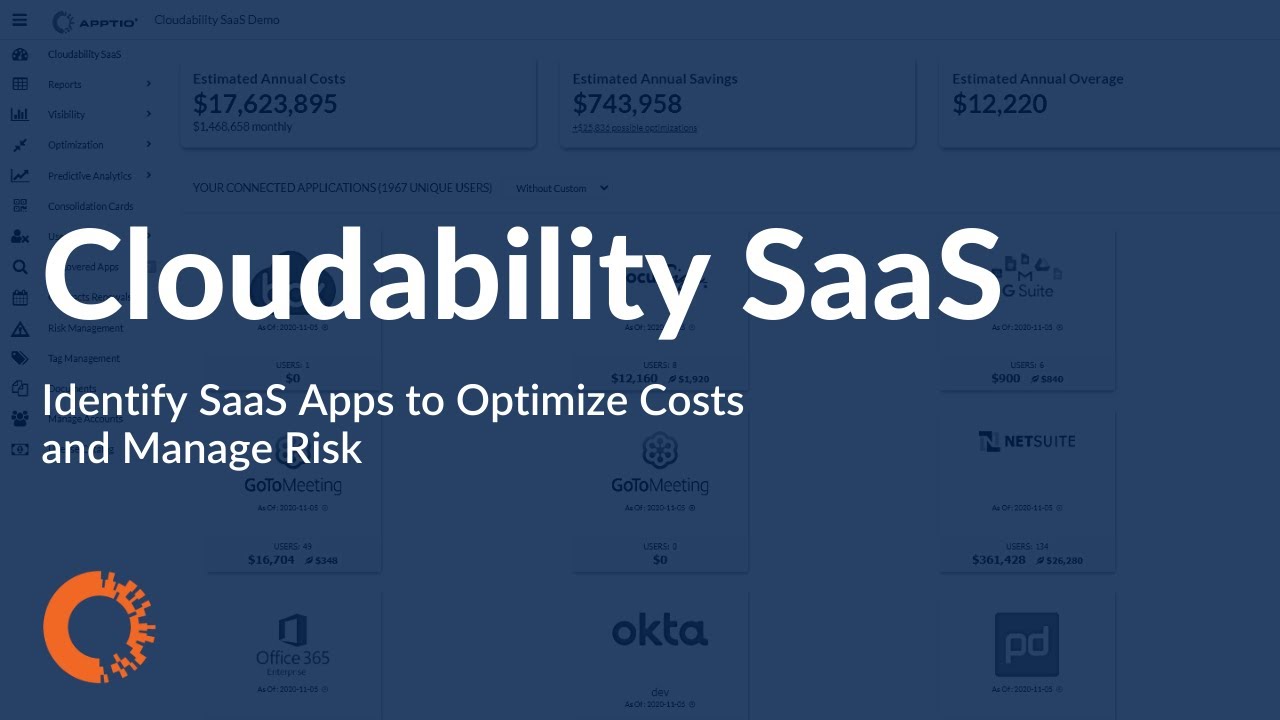 Cloudability Saas Overview Youtube