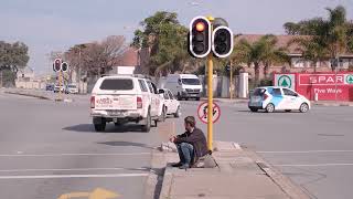 K53 Defensive Driving - right turns at traffic light controlled intersections.