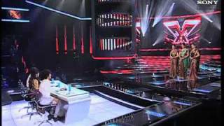 X Factor India - Sajda Sisters perform Aaj Ki Raat- X Factor india - Episode 9 -  11th June 2011