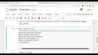 #5 Measures of Dispersion in Python – Variance, Standard Deviation & Range| #DrPKVAnalytics
