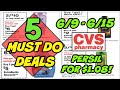 5 MUST DO CVS DEALS (6/9 - 6/15) ***Cheap Persil, Nivea & more!