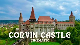 Hunedoara, Romania 🇷🇴 CORVIN CASTLE Drone CINEMATIC Video 4K DJI flight | Hunyadi Castle 🏰