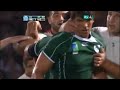 donncha o callaghan mad dive over top of ruck vs georgia 2007