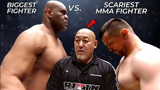 Scariest MMA Fighter vs Biggest Fighter - Cro Cop vs Bob Sapp