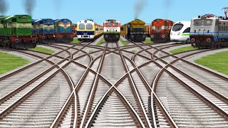 9# Trains Crossings At Bumpy Railroad Crossing Tracks || train videos uktrains || union pacific