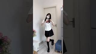 jk终于整上了#ootd穿搭 #学院风 #jk制服 #short