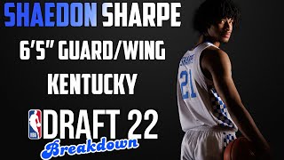Shaedon Sharpe Scouting Report | 2022 NBA Draft Breakdowns
