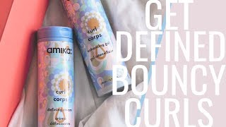 Curly Hair Routine Using Amika's Curl Corps Line | BEYONDHERCURLS