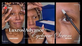 LUXROS Eyebrow Growth Serum Review | How to Get Fuller Brows Fast