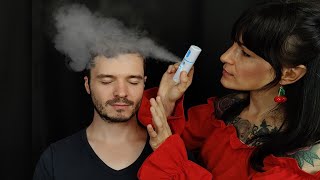 Steam Reiki Treatment - Visible Air Cleansing *One Tool ASMR*