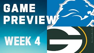 Detroit Lions vs. Green Bay Packers | 2023 Week 4 Game Preview