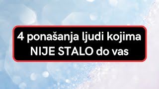 4 ponašanja ljudi kojima nije stalo do vas