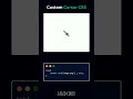 css custom cursor css webdevelopment html css3 html webdesign