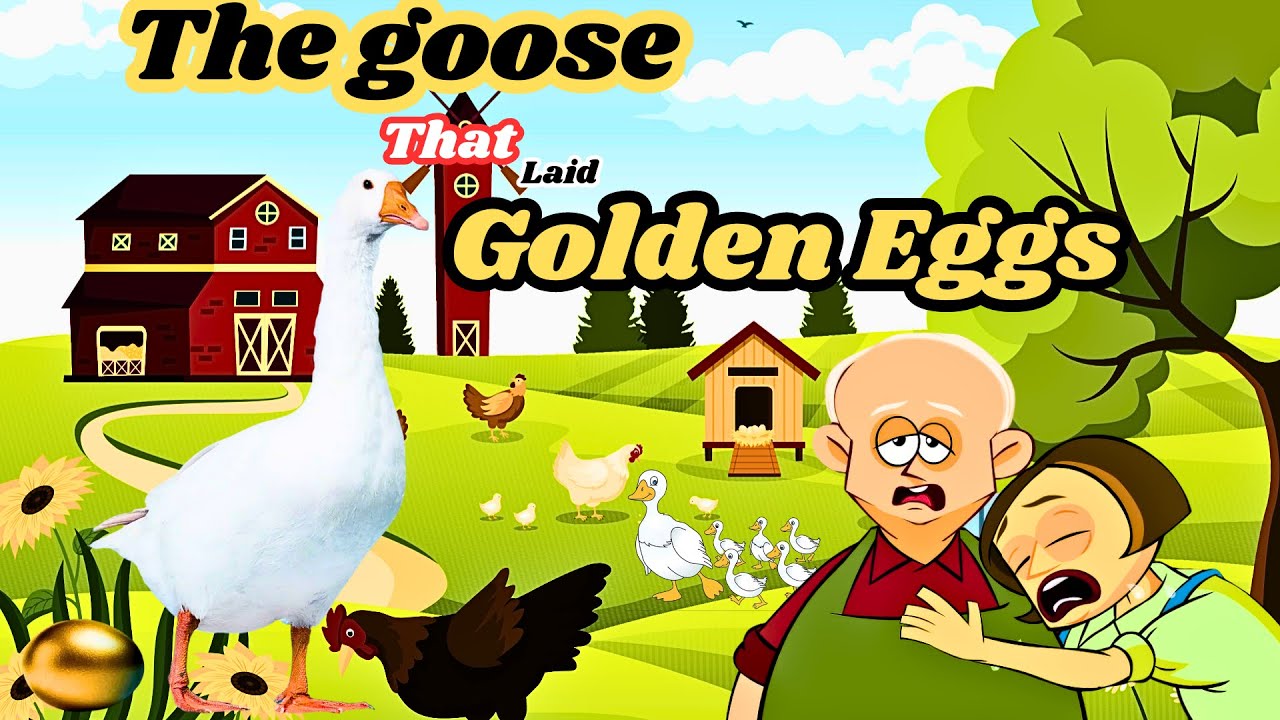 The Goose That Laid Golden Eggs - Moral Story For Kids | Kids Short ...