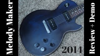 2014 Gibson Les Paul Melody Maker Manhattan Midnight P90 S Review + Demo