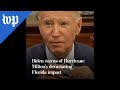 Biden warns of Hurricane Milton's devastating Florida impact