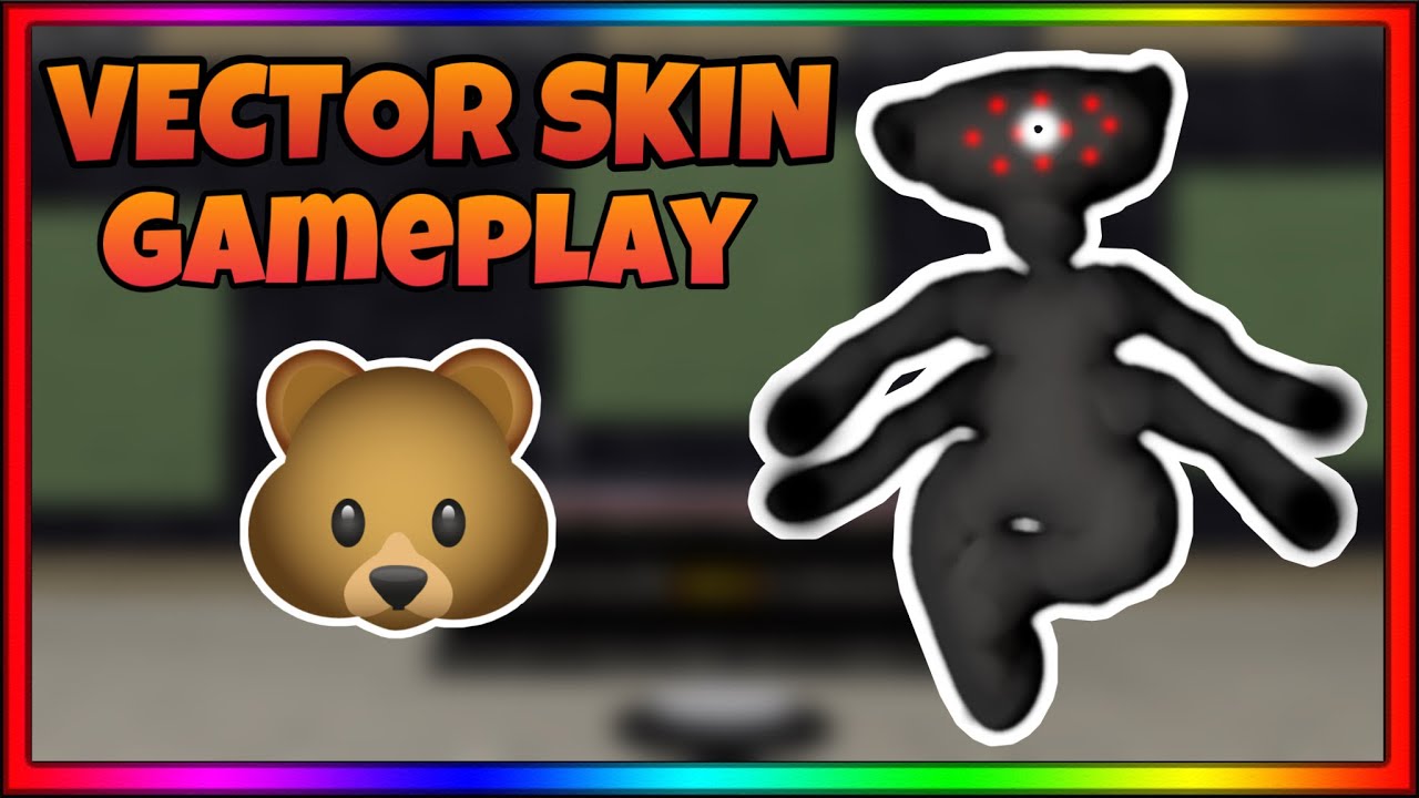 Vector Skin Gameplay In Roblox Bear (Alpha) | Track 03 Badge Vector ...