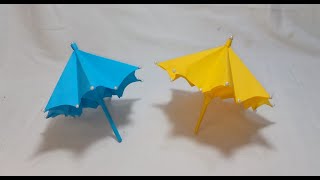 How to make umbrella with paper